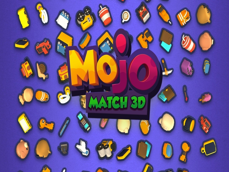 Permainan Mojo Match 3D secara online