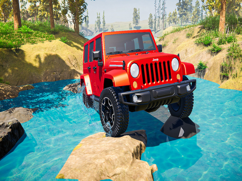 Permainan Offroad Jeep Game Simulator secara online