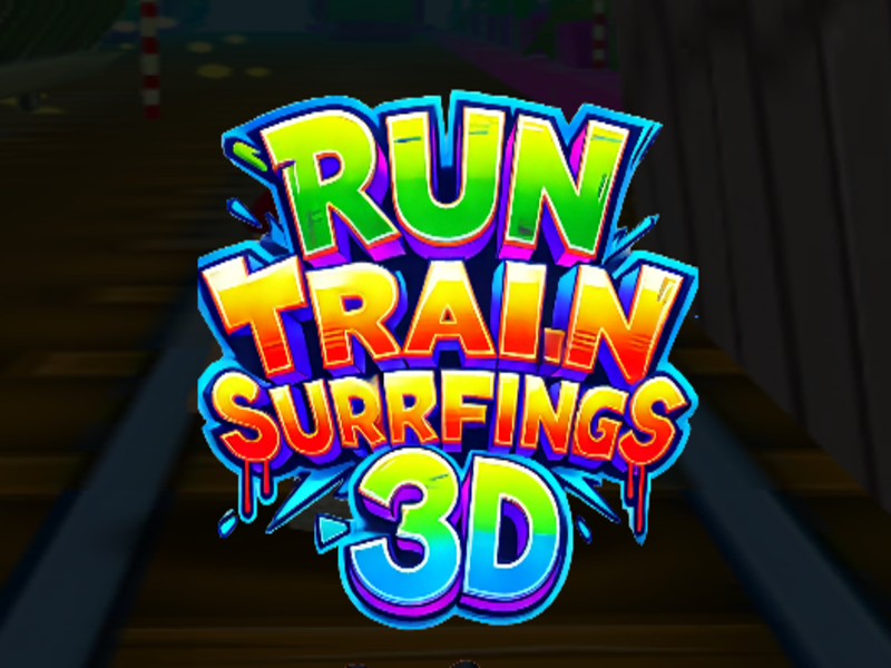 Permainan Kereta Surf Run 3D secara online