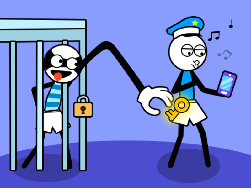 Permainan Teka-teki stickman troll pencuri secara online