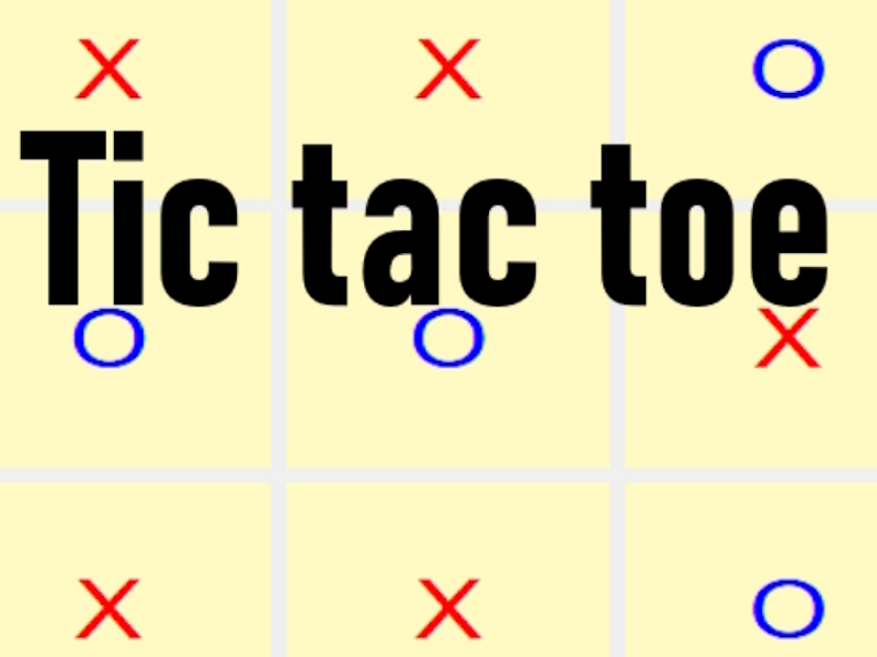 Permainan Tic tac toe secara online