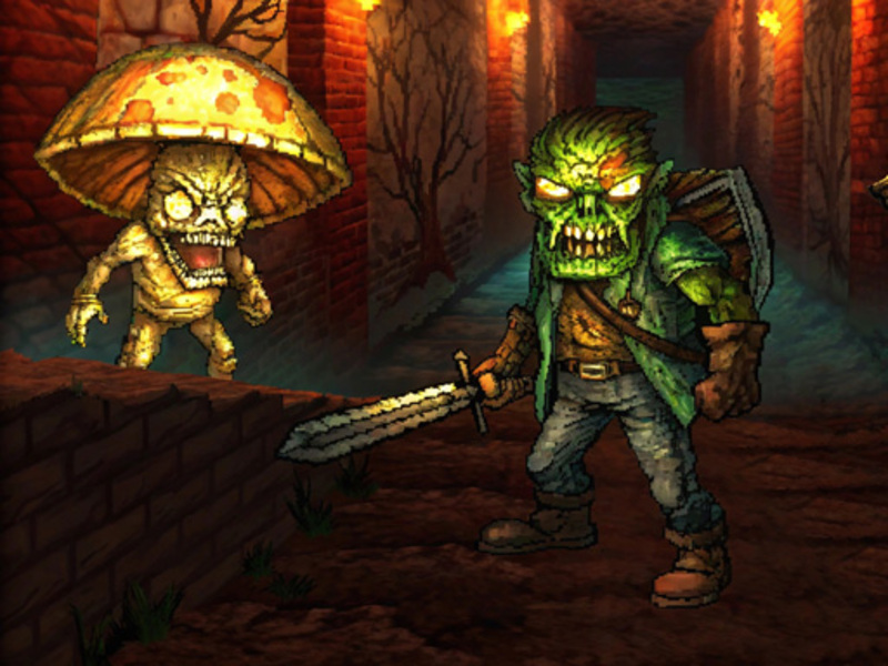 Permainan Monster Slayer menggabungkan dan bertahan hidup secara online