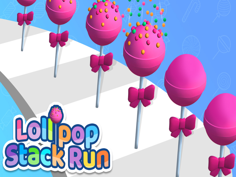 Permainan Lollipop Stack Run secara online