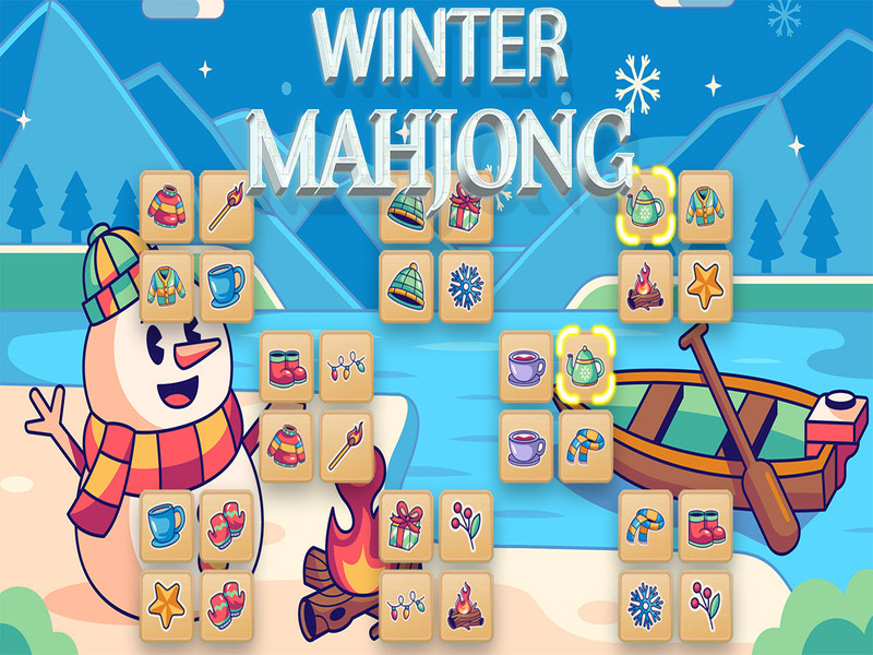 Permainan Musim Dingin Mahjong secara online