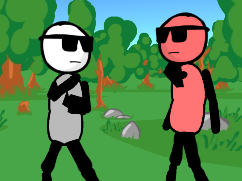 Permainan Stickman Gun- Less Fighting secara online