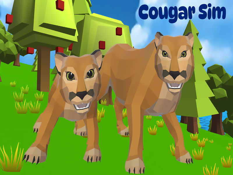 Permainan Cougar Simulator: Kucing Besar secara online