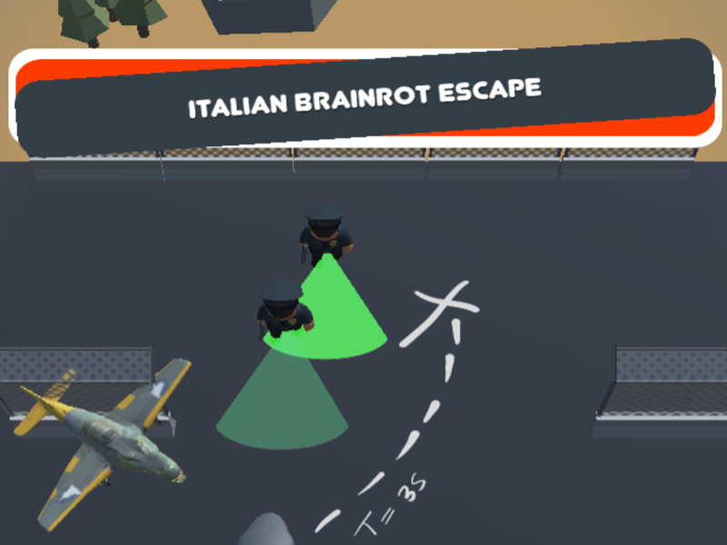 Permainan Escape Brainrot Italia secara online
