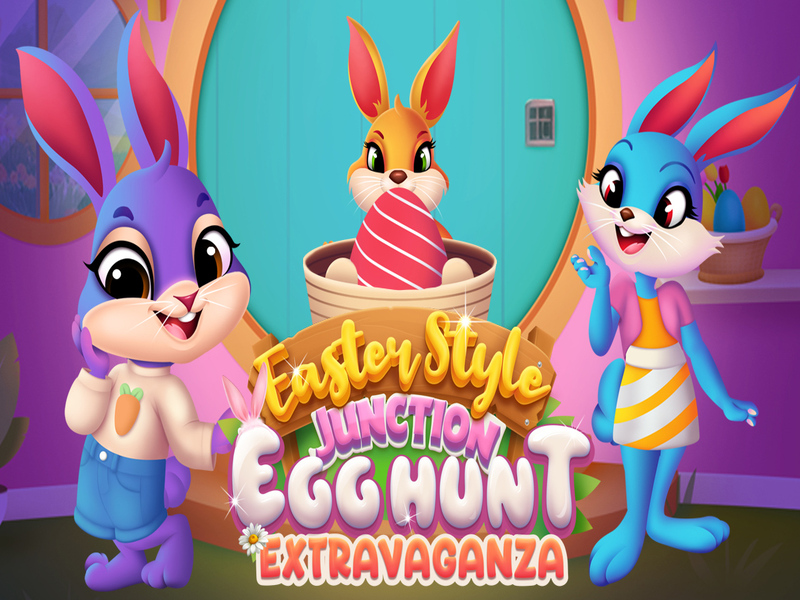 Permainan Easter styction persimpangan perburuan telur ekstravaganza secara online